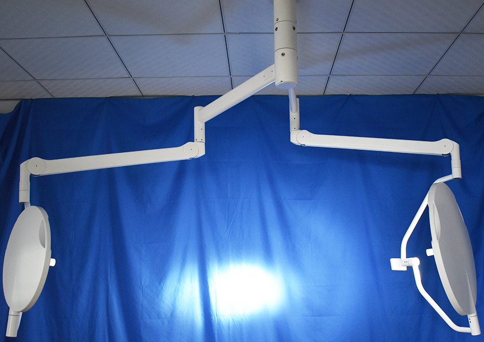 Hospital Operation Products Ceiling Type 700mm Double Lamps Medical Surgical Light V Series LED 700700